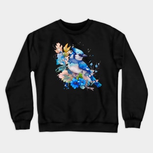 Blue Jay Bird Crewneck Sweatshirt